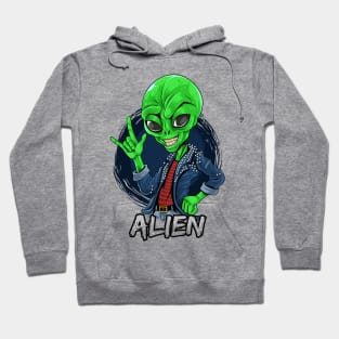 alien rocker Hoodie